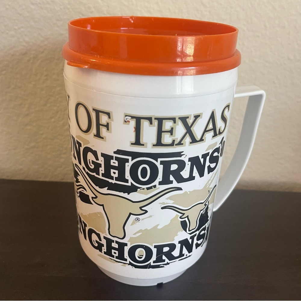Vintage University of Texas Longhorns Insulated Travel Mug